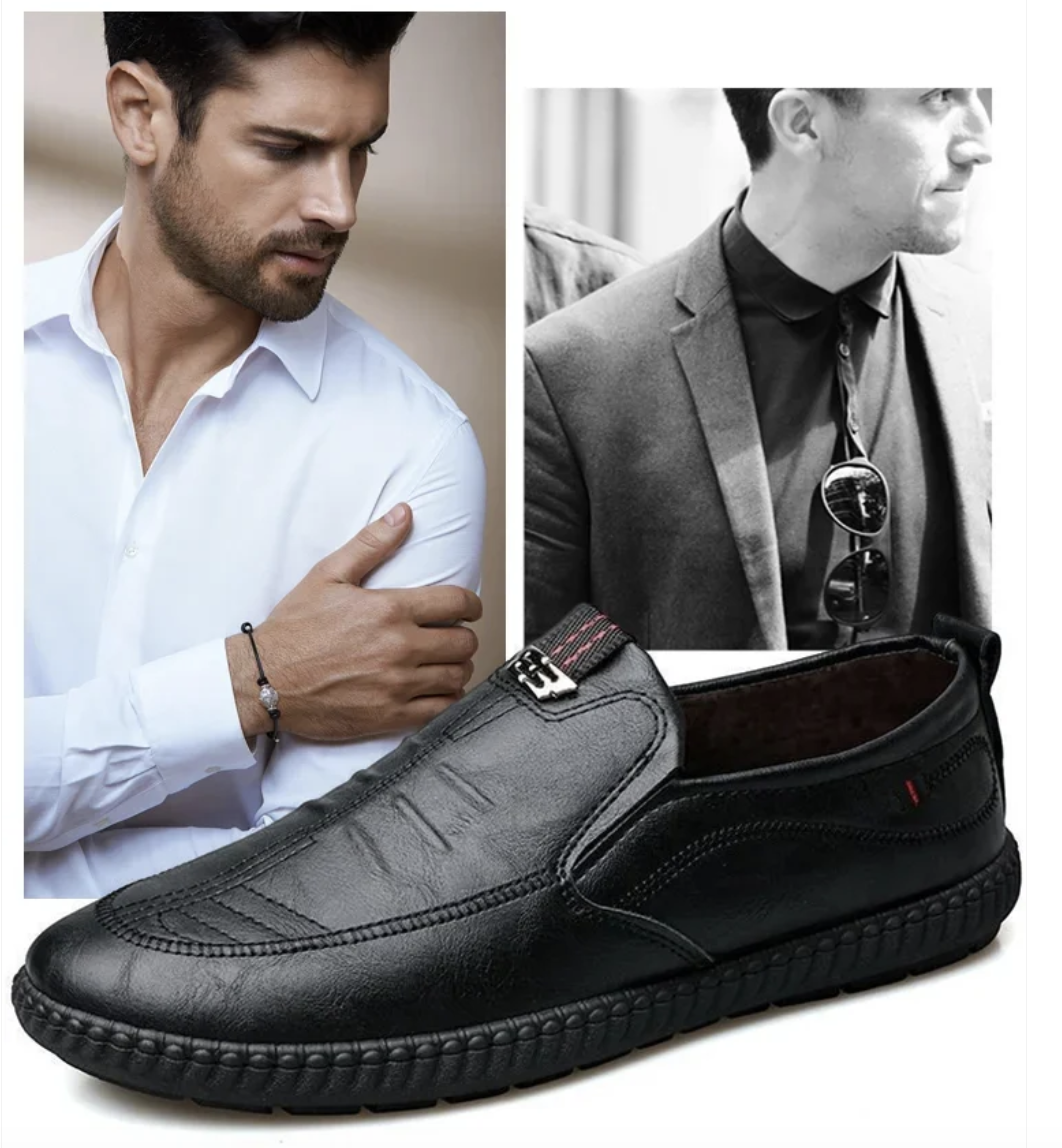 أحذية جلدية طبية مريحة للرجال